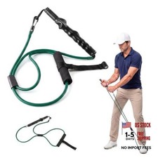 Golf Swing Trainer Resistance Band, Golf Training Aid, Swing Tempo Stick Green
