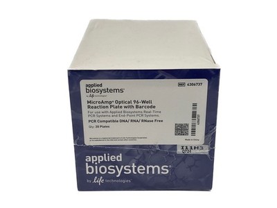 (20) APPLIED BIOSYSTEMS 96-Well MicroAmp Optical Reaction Culture Plates Barcode