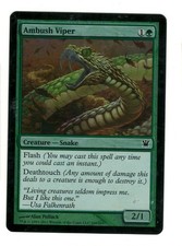 MTG Ambush Viper 169 Common Innistrad Magic The Gathering Foil