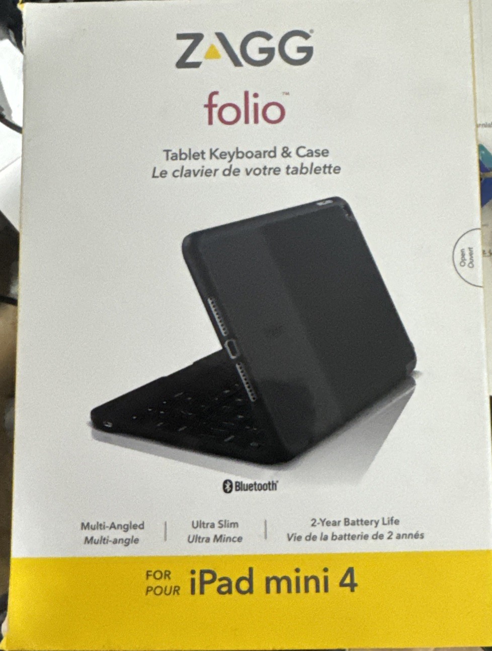 ZAGG Folio Case with Wireless Keyboard for iPad mini 4