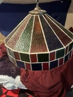Vintage Tiffany-Style Stained Glass Hanging Pendant Lamp Ceiling Lamp