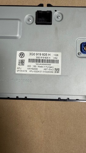 Volkswagen Golf GTI MK7 2014-2018 Radio Display Screen 3G0919605H USED OEM Z1 - Picture 5 of 5