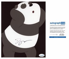 Bobby Moynihan “We Bare Bears” AUTOGRAPH Signed ‘Panda’ 10x8 Photo ACOA