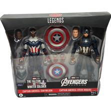 Captain America 2-Pack Steve Rogers Sam Wilson Hasbro Marvel Legends NIB