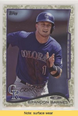 2014 Topps Update Camo 54/99 Brandon Barnes #US-286 READ 1u6
