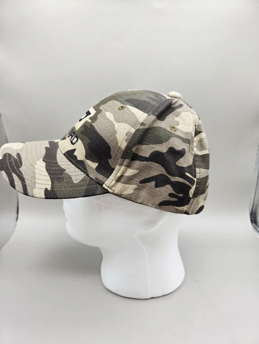 Camo Brown/Tan Baseball Cap with Packard on Front View 4