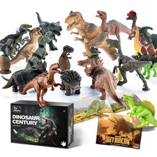 Dinosaur Toys for Toddlers and Kids 3-5 5-7 - Dinosaur Figures 20 Packs Plays...
