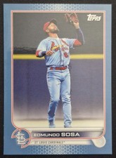 2022 Topps Mini #565 Edmundo Sosa BLUE /10 St. Louis Cardinals