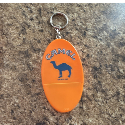 Camel Orange Collectible Keychain Lighter 1992 Plastic Vintage  Tobacco Promo
