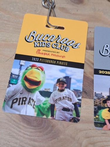 Lot of 2 Pittsburgh Pirates Bucaroos Kids Club Lanyard Chick Fil-A 2023 2025 - Picture 2 of 6