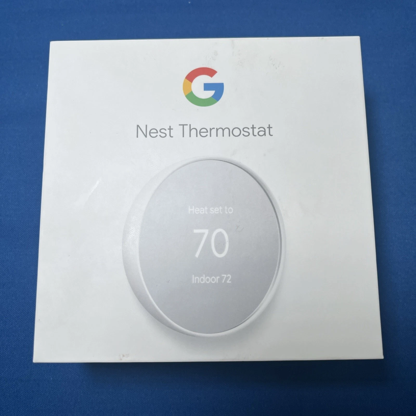 Google Nest Thermostat (2020) Snow Smart Programmable Wi-Fi Energy Star (NEW)