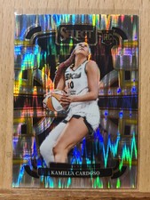 Kamilla Cardoso #33 2024 Select WNBA Rookie Silver Flash Prizm Sky W0153A