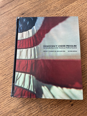 #ad Democracy Under Pressure An Introduction To The American Political System GBP 2.99