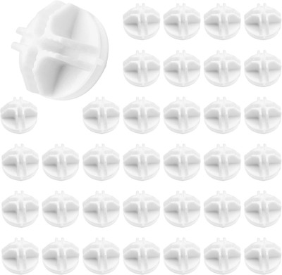 36 Pcs Wire Cube Plastic Connectors for Cube Storage, White Modular Closet Organ