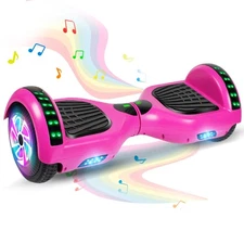 Hoverboard Electric Self Balance LED Flashing Wheels eScooter Bluetooth Speaker
