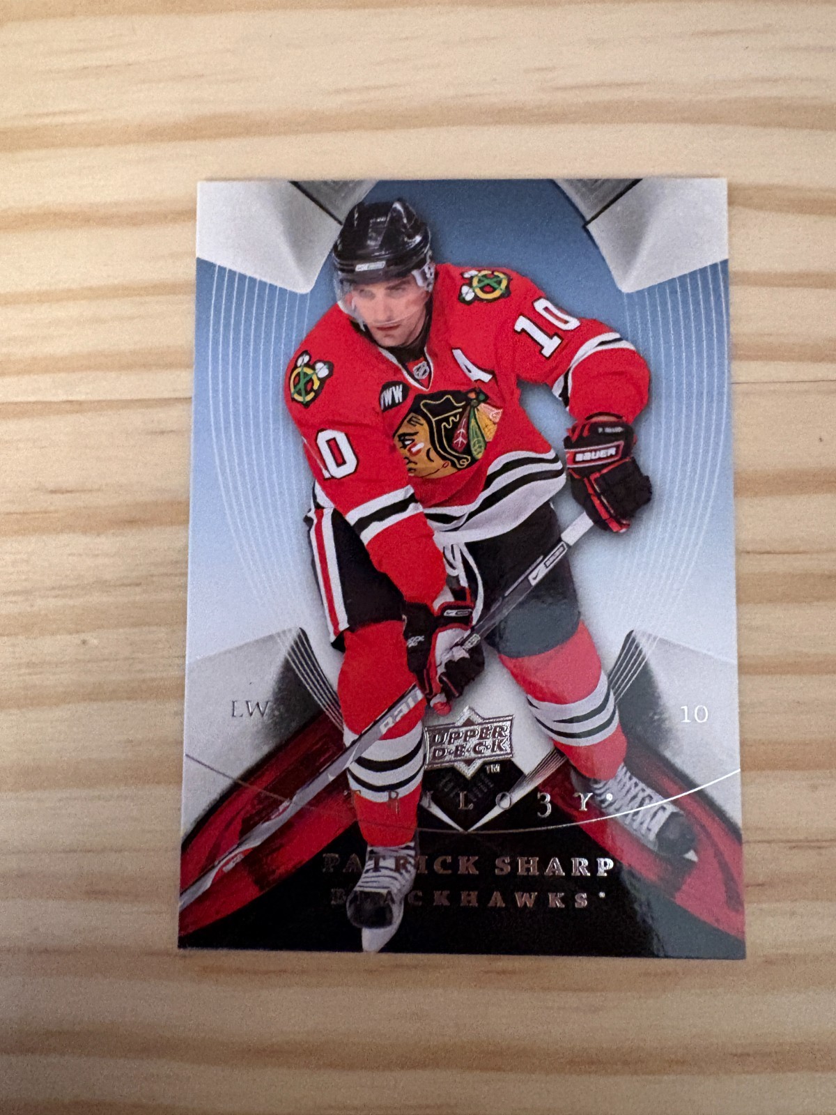 2008-09 Upper Deck Trilogy #72 Patrick Sharp - Chicago Blackhawks