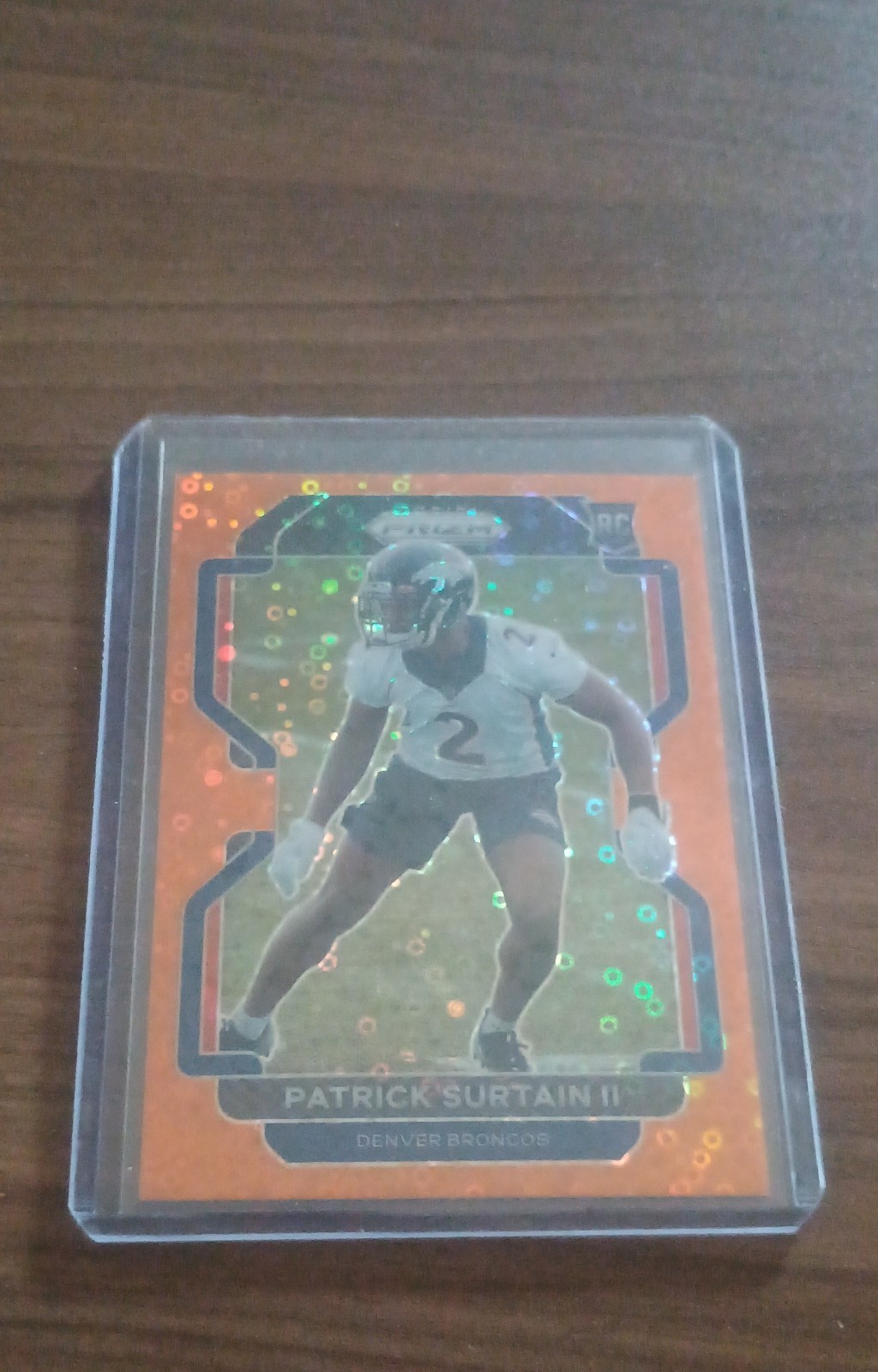 2021 Panini Prizm - Rookie Patrick Surtain II #374 Lazer Prizm (RC)