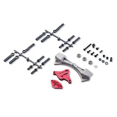 OVERDOSE Aluminum Curved Slide Rack Steering Set Type-3 for GALM