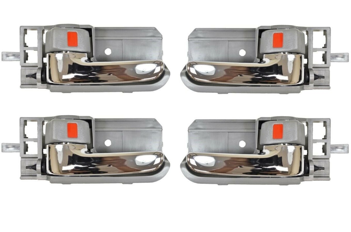 fits 2003 to 2008 Matrix Interior Door Handle Left Right Front Rear Chrome Gray