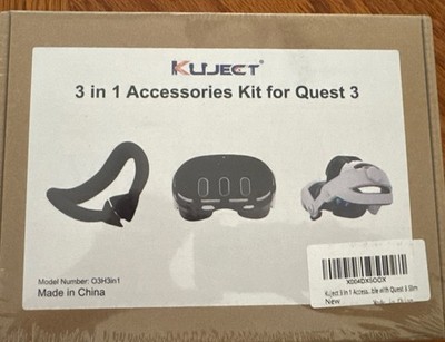 Kuject 3 In 1 Accessories Kit For Quest 3 New Unopened Box