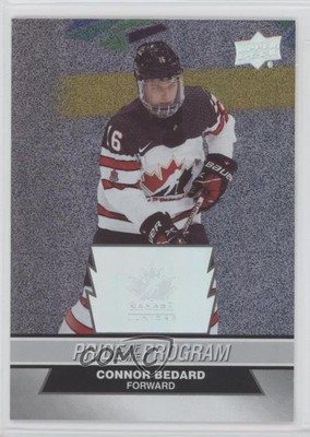 2023 Upper Deck Team Canada Juniors Patterned Foilboard Connor Bedard Rookie RC