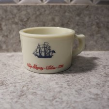 Vintage Old Spice Shulton Shaving Mug 1786 Ship Grand Turk Salem Recovery 1794