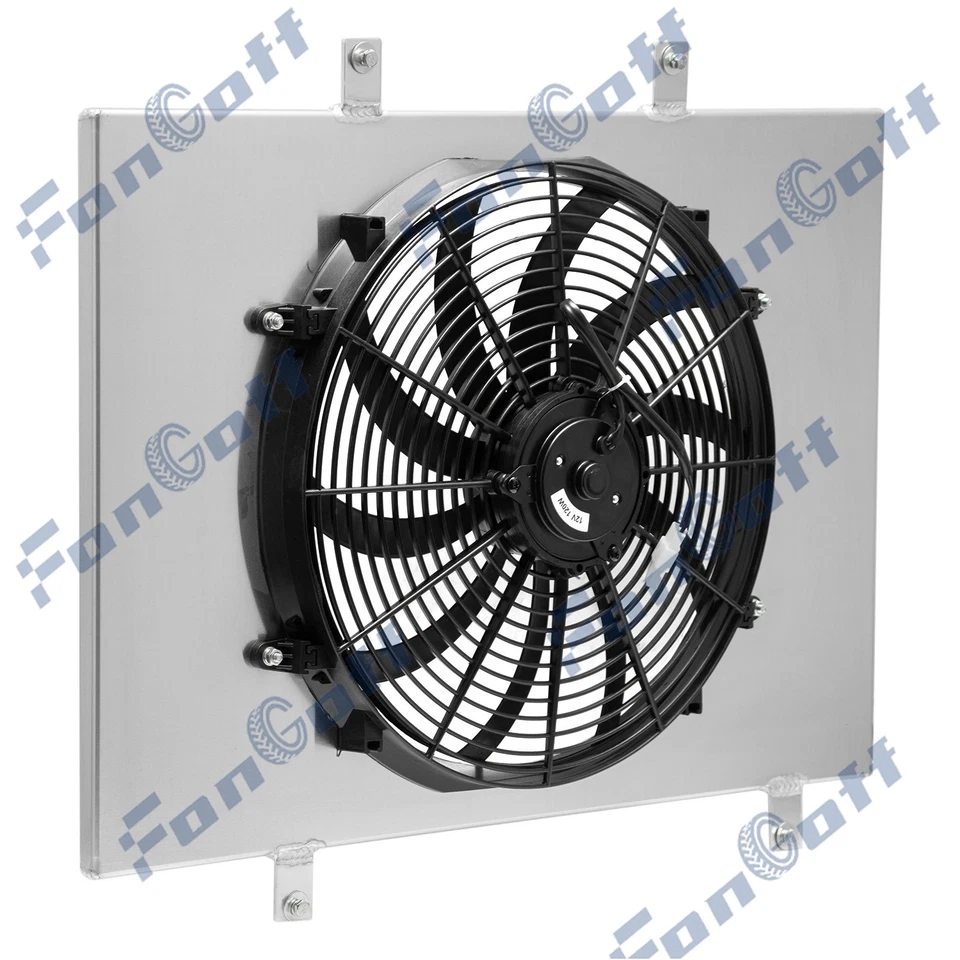 Aluminum Radiator Shroud Fan Fit 99-03 Dodge B Series B150 Ram Van 2500 /3500 V8 - Изображение 4 из 4