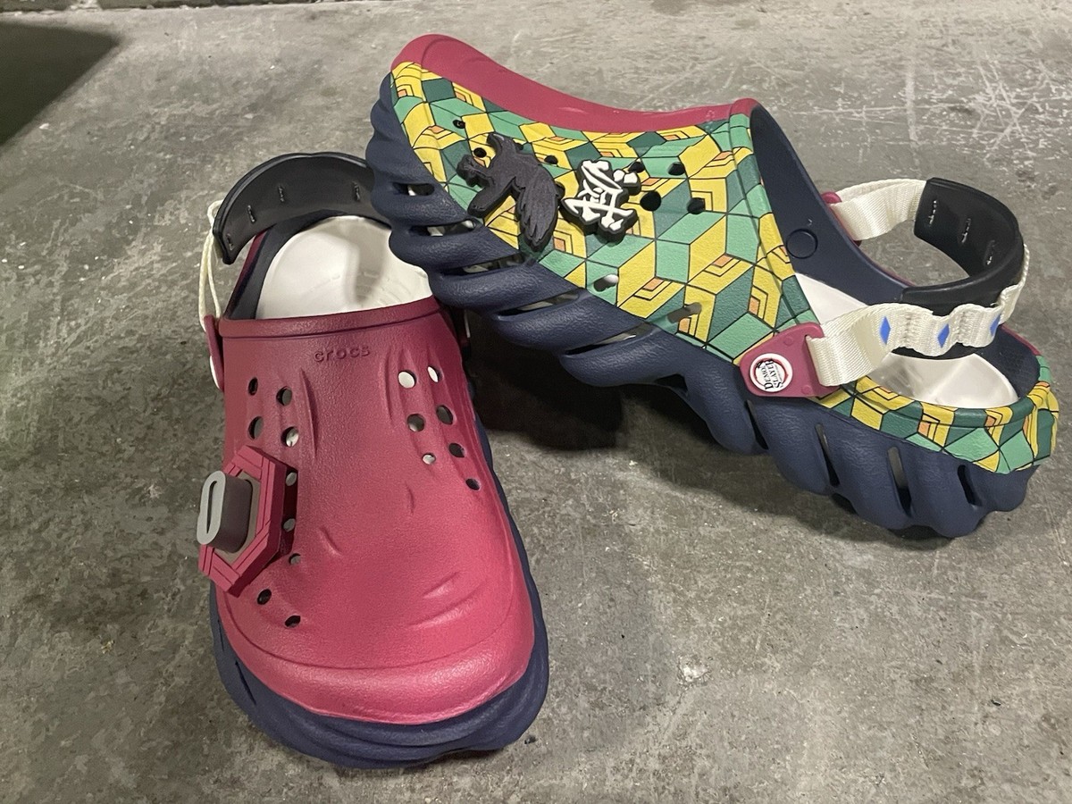 Crocs × Demon Slayer Giyu Tomioka Clogs NEW PRE-RELEASE IN HAND 12
