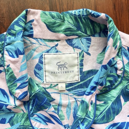 Anthropologie PRINT FRESH Sz XL Pajama Short Set Karma Chameleon Organic Cotton - Picture 6 of 22