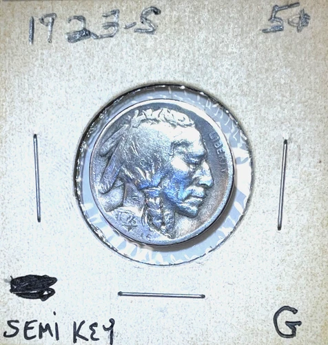 1923-S Buffalo Nickel  - Good Grade (G)