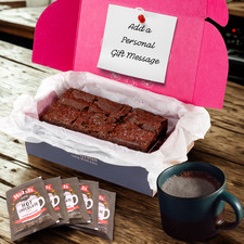 Chocolate Hamper – 12 Belgian Brownies & 5 Welsh Hot Chocolate Sachets