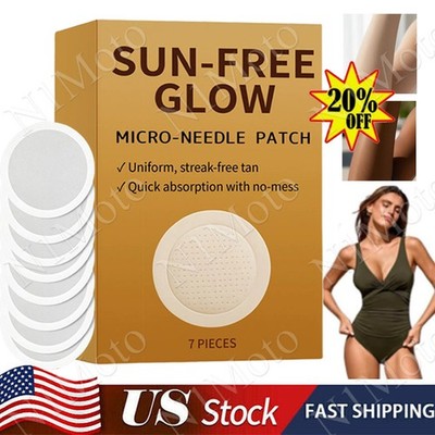 Sun-Free Glow Micro-Needle Patch for Natural Streak-Free Bronze Tan