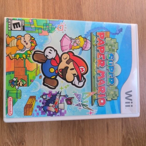 Super Paper Mario (Nintendo Wii, 2007) Complete CIB - Tested