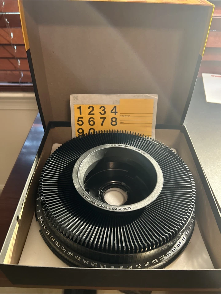 Kodak Carousel Transvue 140 Slide Tray Vintage, Black - Image 3 of 4