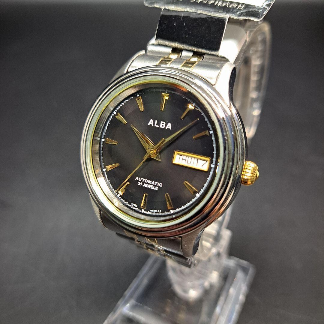 ALBA・SEIKO（7S26 ）オートマチック Alba Seiko Automatic Watch 7S26-D001 Dead Stock Mens Vintage