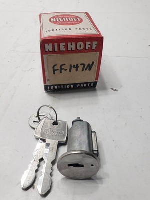 Niehoff FF-147N Lock Cylinder Switch Ignition Parts Replacement W/ Keys NOS