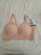 Evelyn Bobbie Evelyn Women's Seamless Wirefree Bra NWT Size Large Sand