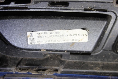 VW Taigo R-Line Paraurti Originale Paraurti Posteriore PDC 2G7807421 2G7807521E - Foto 9 di 11