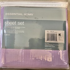 Essential Home Full 4-Piece Sheet Set - Lavender Sunrise New Old Stock