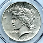 1926-D Peace Dollar, PCGS AU55