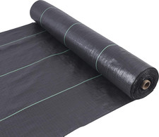 6FT 300FT Heavy Duty Woven Ground Cover Landscape Fabric 3.2-ounce Weed Barrier