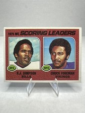1976 Topps #204 1975 Scoring Leaders (O.J. Simpson / Chuck Foreman) LL