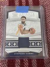 Stephen Curry 2019-20 Crown Royale KNIGHT OF THE ROUND TABLE GU Insert Card