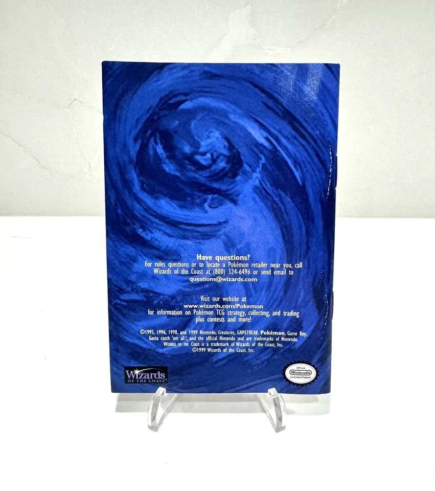 Pokemon Trading Card Game RULES ORIGINAL Regelbuch - 1999 WOTC - PACKFRISCH NEU!* - Bild 2 von 3