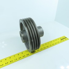 4-Groove 38  A V-Belt Pulley Sheave 1-7/8" Bore 8-1/4" OD 2-1/4" Wide