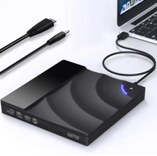 USB 3.0 Type-C External DVD Drive Reader Writer Burner Player for Desktop Laptop