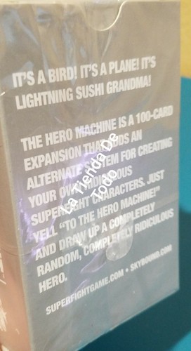 100 EXPANSIÓN DE MAZO DE CARTAS PARA SUPERFIGHT THE HERO MACHINE JUEGO DE CARTAS LEER - Imagen 4 de 4
