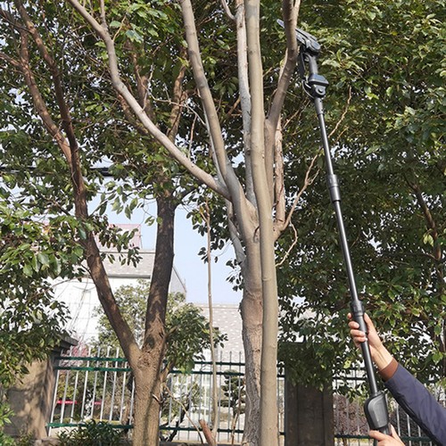 Long Reach Hedge Trimmer Pole Chainsaw Pruner Telescopic Electric