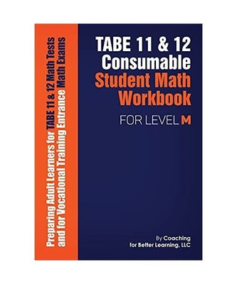 TABE 11 and 12 Consumable Student Math Workbook for Level M