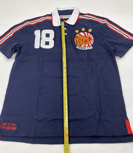 Iro Ochi 100% Autheitic Riot Osaka City Japan “Polo” T-Shirt Men Medium - Picture 10 of 11